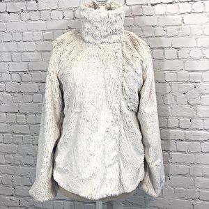 Patagonia Soft Fuzzy Jacket Zip Beige Cream XS S